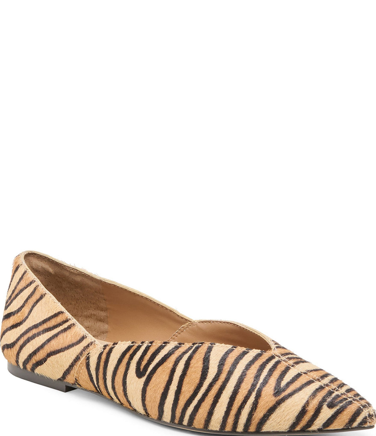 Dolce Vita Dolce Vita Gema Tiger Print Calf Hair Pointed Toe Flats - Little Miss Muffin Children & Home