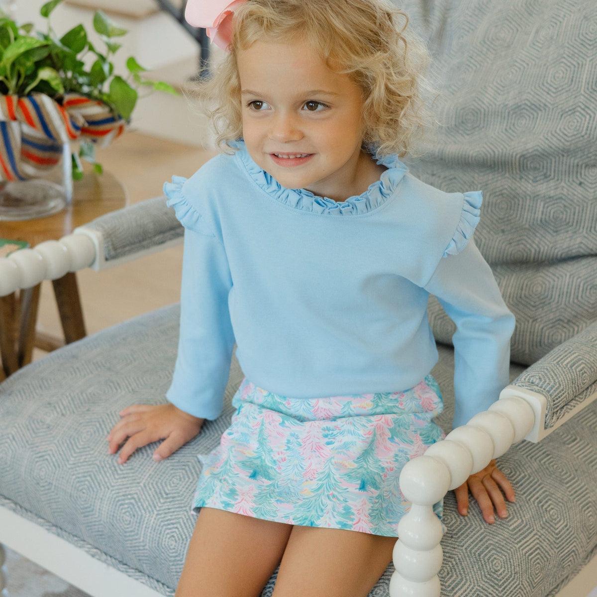 Bailey Boys Trees Print Skort - Little Miss Muffin Children & Home