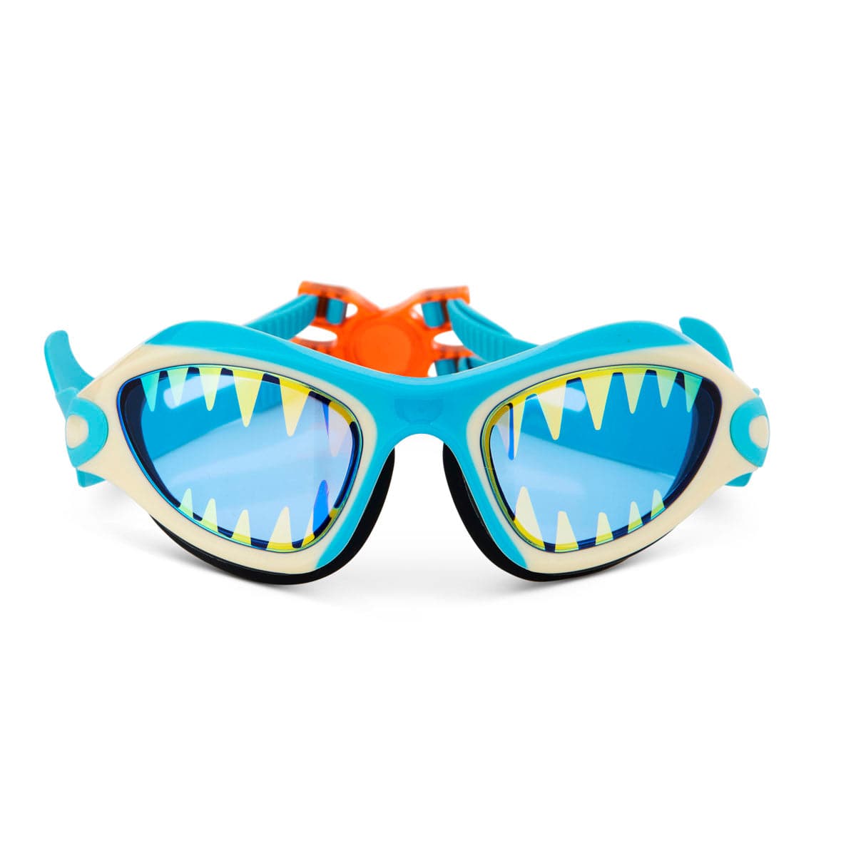 Bling2o Shark Tooth White Megamouth Kids' Swim Goggles - Little Miss Muffin Children & Home