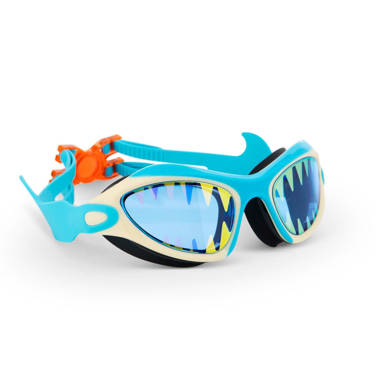 Bling2o Shark Tooth White Megamouth Kids' Swim Goggles - Little Miss Muffin Children & Home