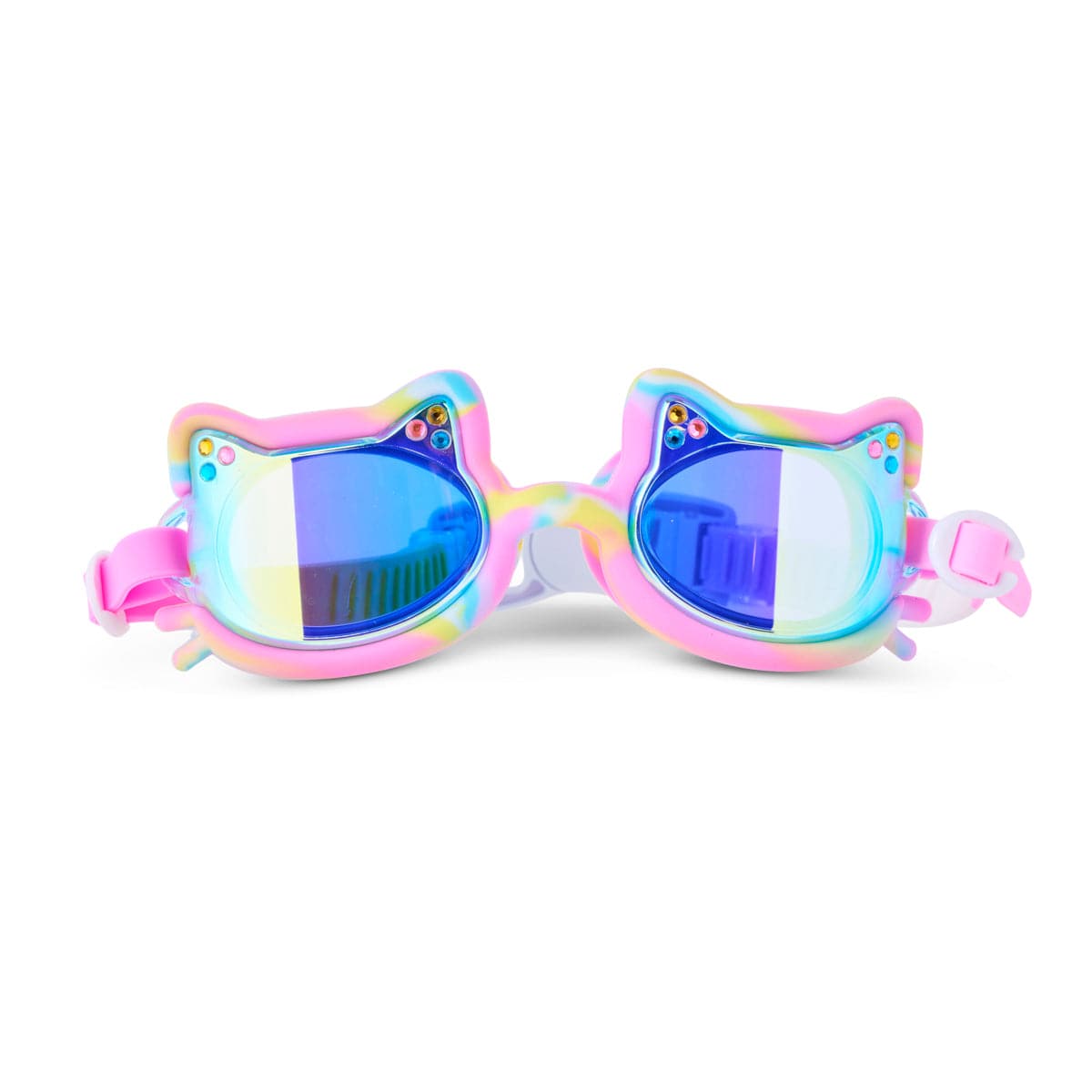 Bling2o Tie-Dye Tabby Kids’ Swim Goggles Meowberry Breeze - Little Miss Muffin Children & Home