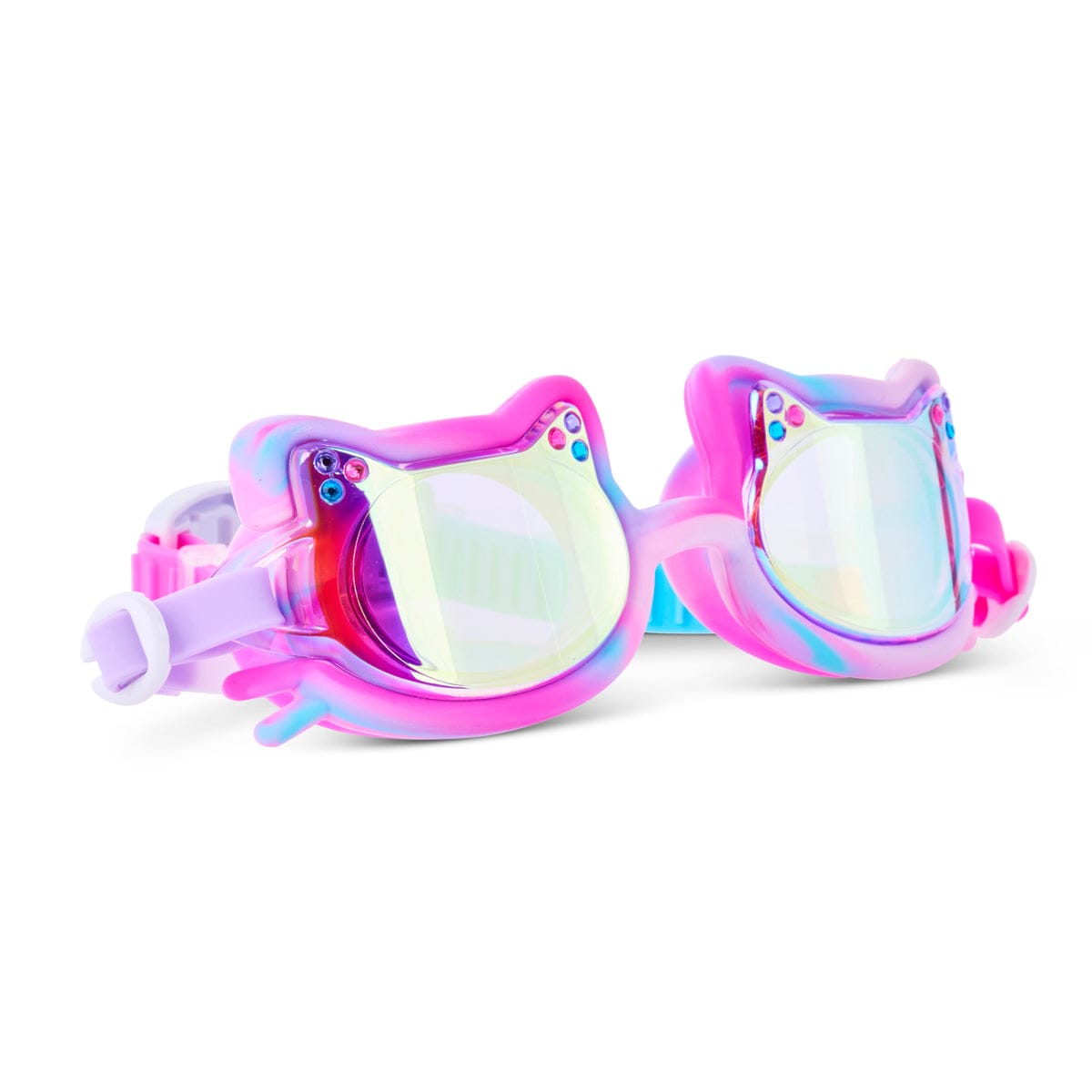 Bling2o Tie-Dye Tabby Kids’ Swim Goggles Purrberry Bliss - Little Miss Muffin Children & Home