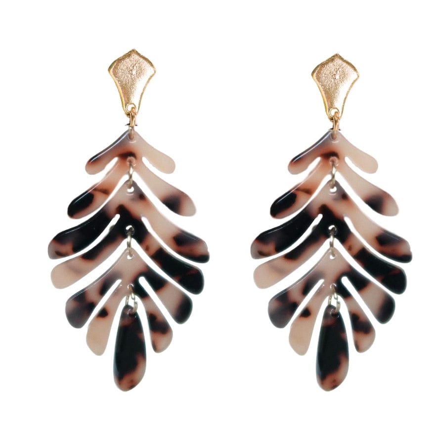 St Armands Designs of Sarasota St Armands Designs Petite Palm Drop Statement Earrings - Little Miss Muffin Children & Home