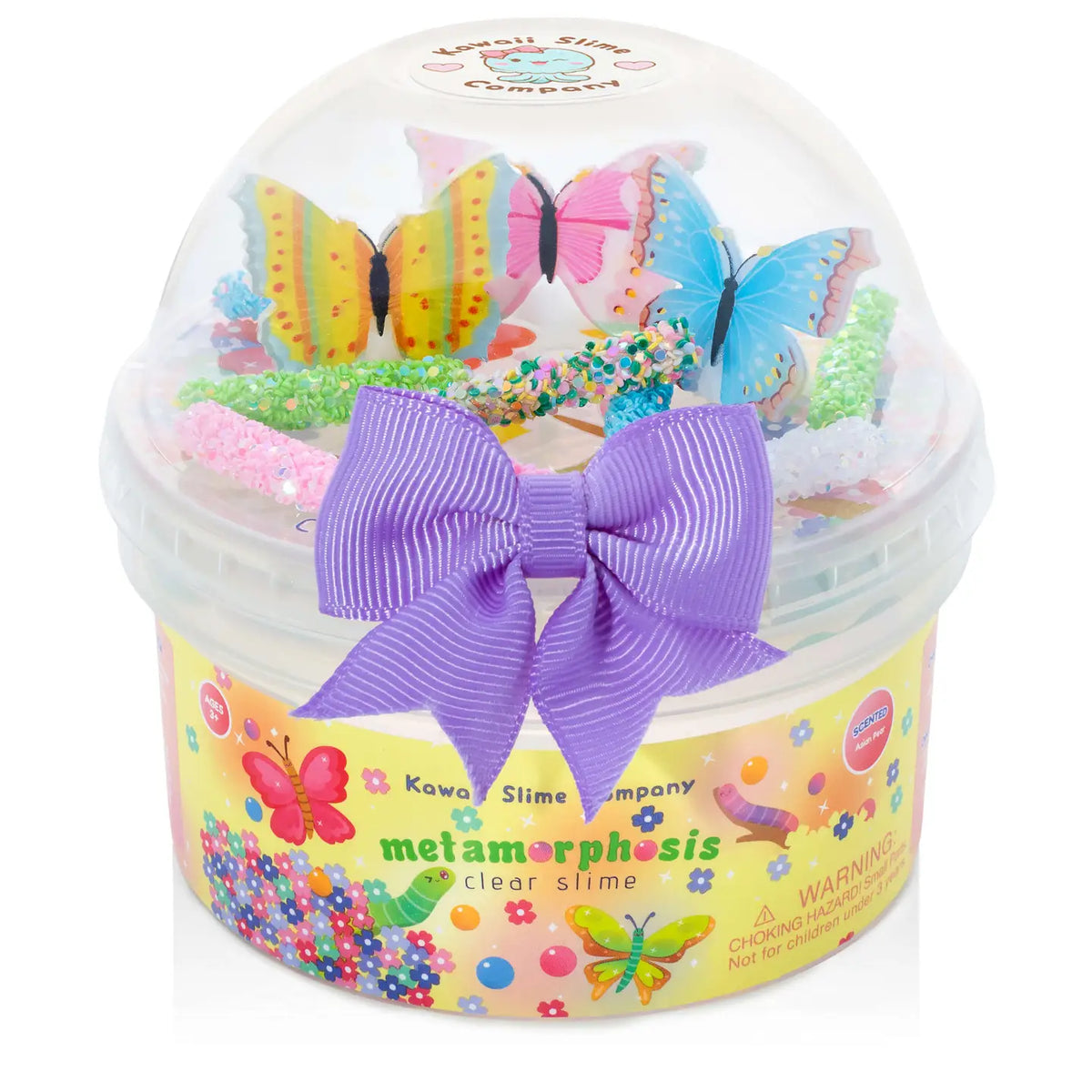 Kawaii Slime Company Metamorphosis Putty Clear Signature Dome™ Slime - Little Miss Muffin Children & Home