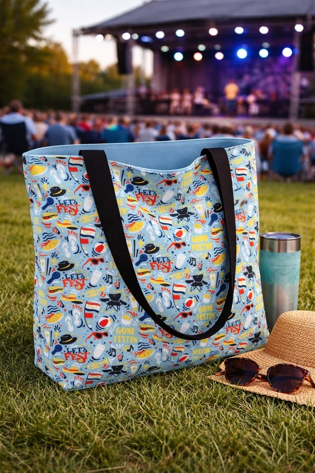 Whereable Art Just Festin Tote Bag - Little Miss Muffin Children & Home
