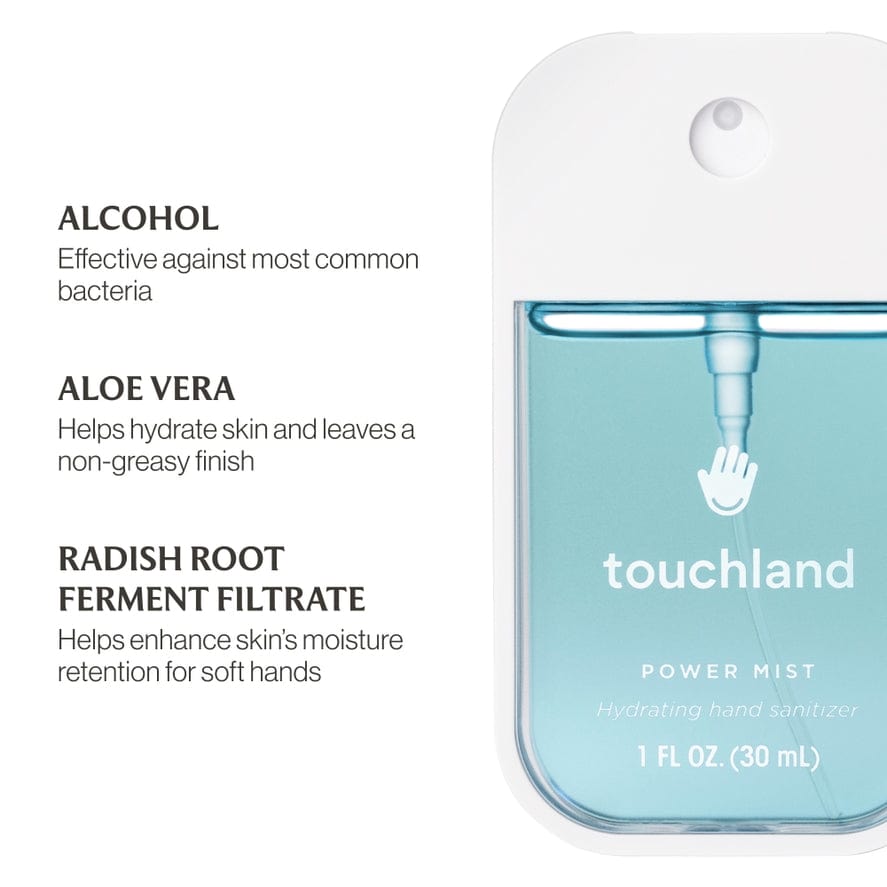 Touchland Frosted Mint Power Mist Hydrating Hand Sanitizer - Little Miss Muffin Children & Home