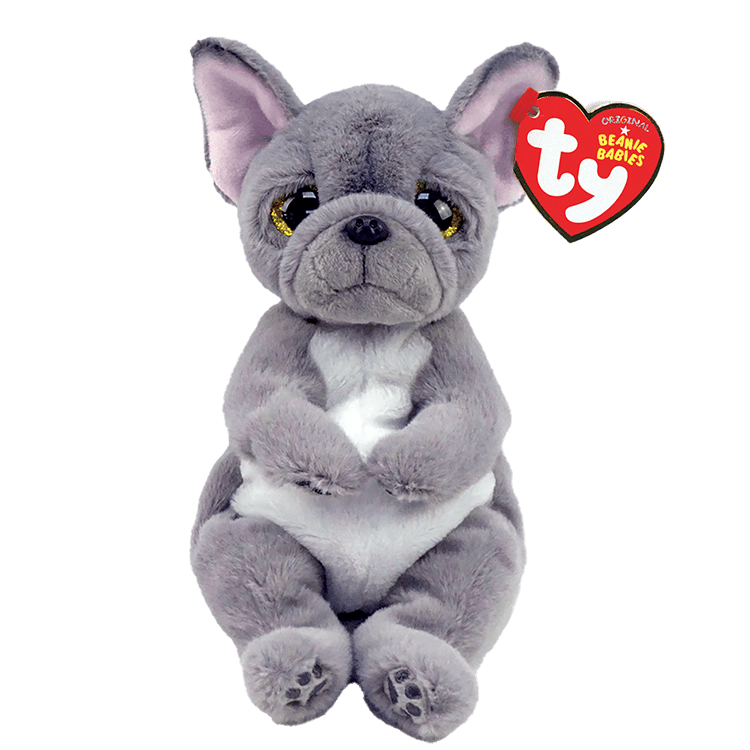 Ty Inc Ty Inc Beanie Belly Wilfred the Gray French Bulldog 6" Plush - Little Miss Muffin Children & Home