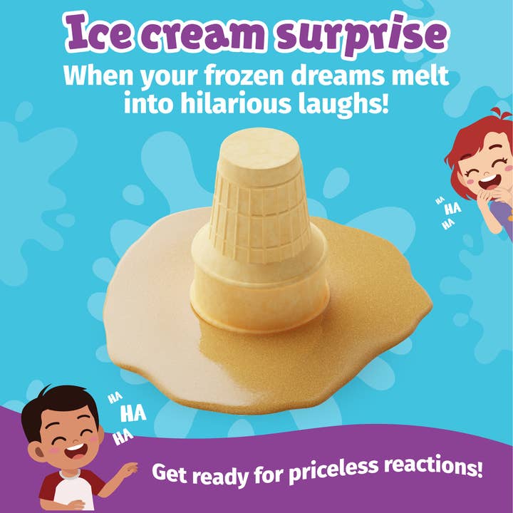 South Beach Bubbles Watchmeprank DIY Ice Cream Cone Spill Prank Kit - Little Miss Muffin Children & Home