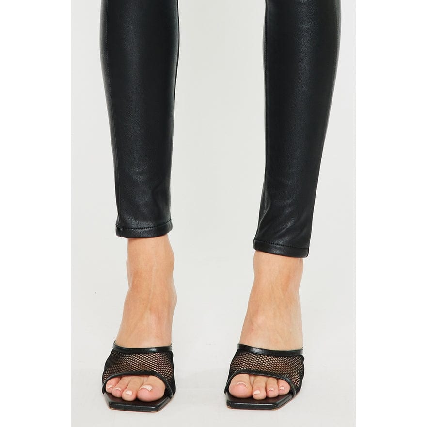 Kancan Kancan High Rise Vegan Leather Super Skinny Pants - Little Miss Muffin Children & Home