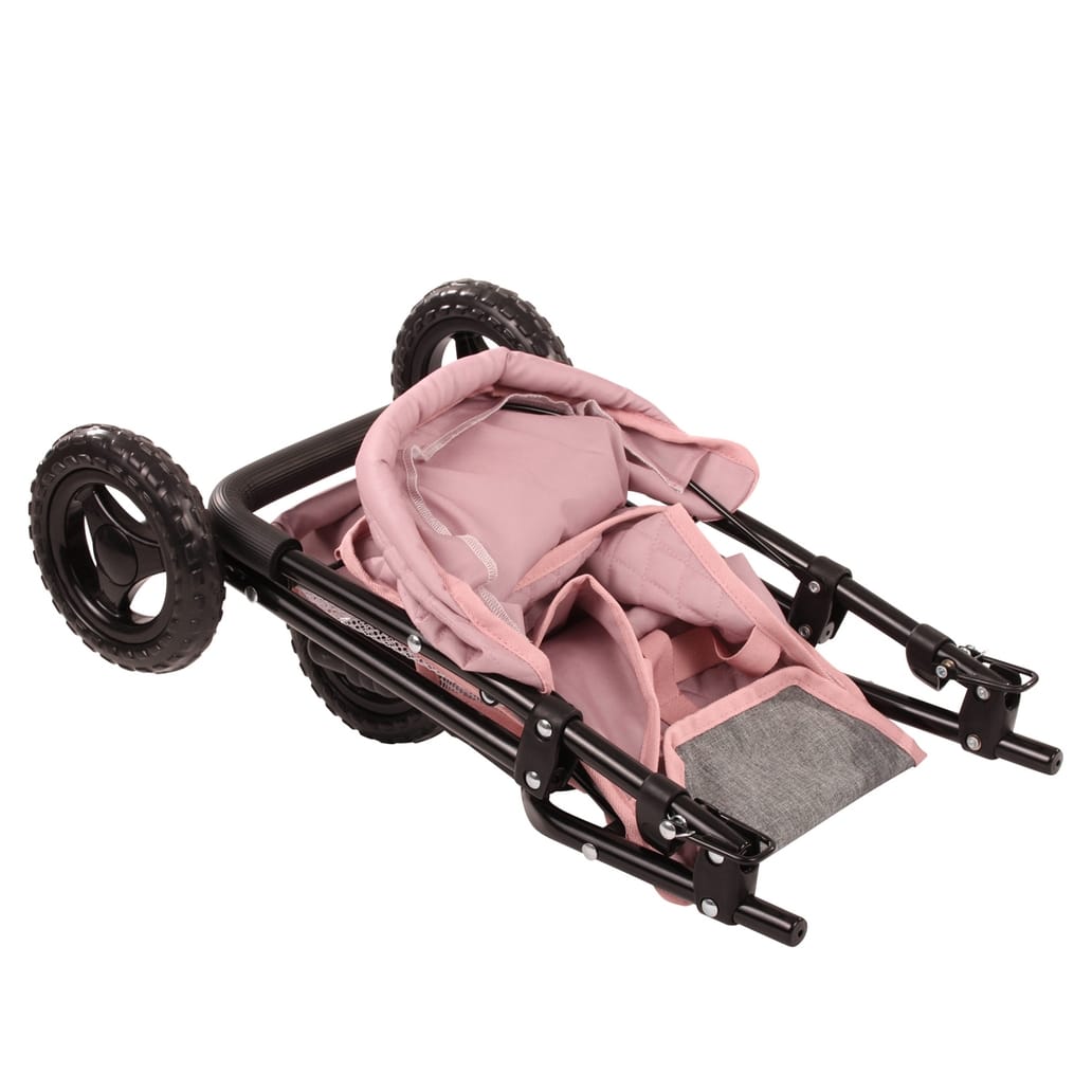 Gotz Gotz Soft Mood 3-Wheel Foldable Doll Stroller, Rose & Grey - Little Miss Muffin Children & Home