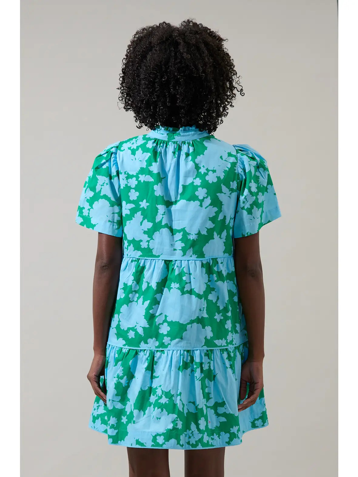 Sugarlips Riona Floral Candace Tiered Mini Dress - Little Miss Muffin Children & Home