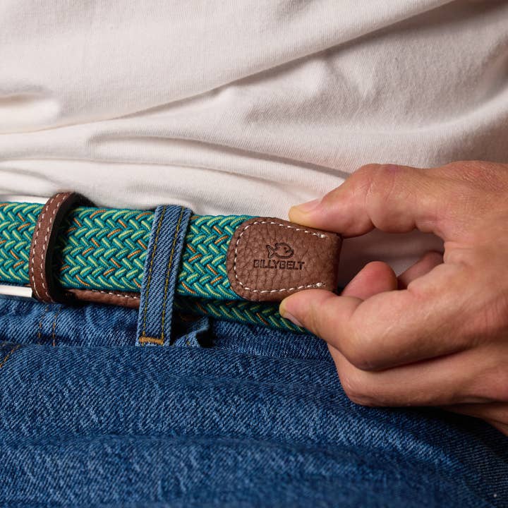 Melbourne Multicolored Elastic Braided Belt