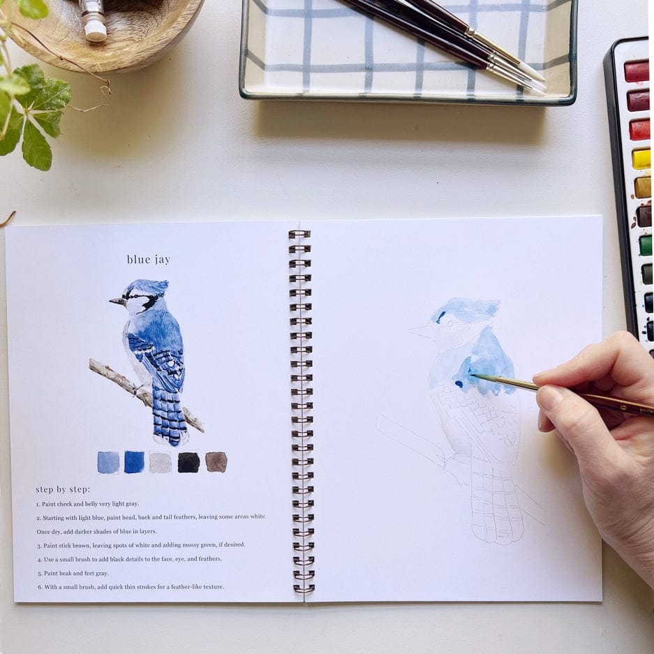 Emily Lex Studio Emily Lex Studio Birds Watercolor Workbook - Little Miss Muffin Children & Home