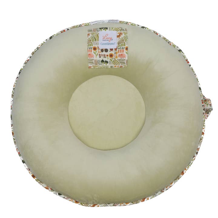 Goosewaddle + Pello Little Farmer 34" Diameter Round Lucy Darling Children's Floor Cushion - Little Miss Muffin Children & Home