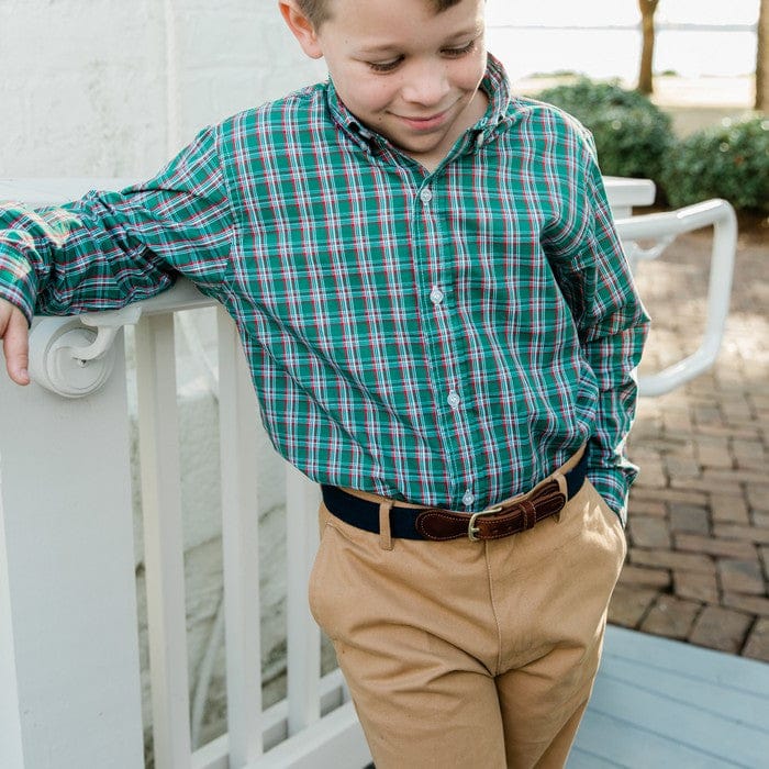Bailey Boys Buddy Belt in Navy Canvas - Little Miss Muffin Children & Home