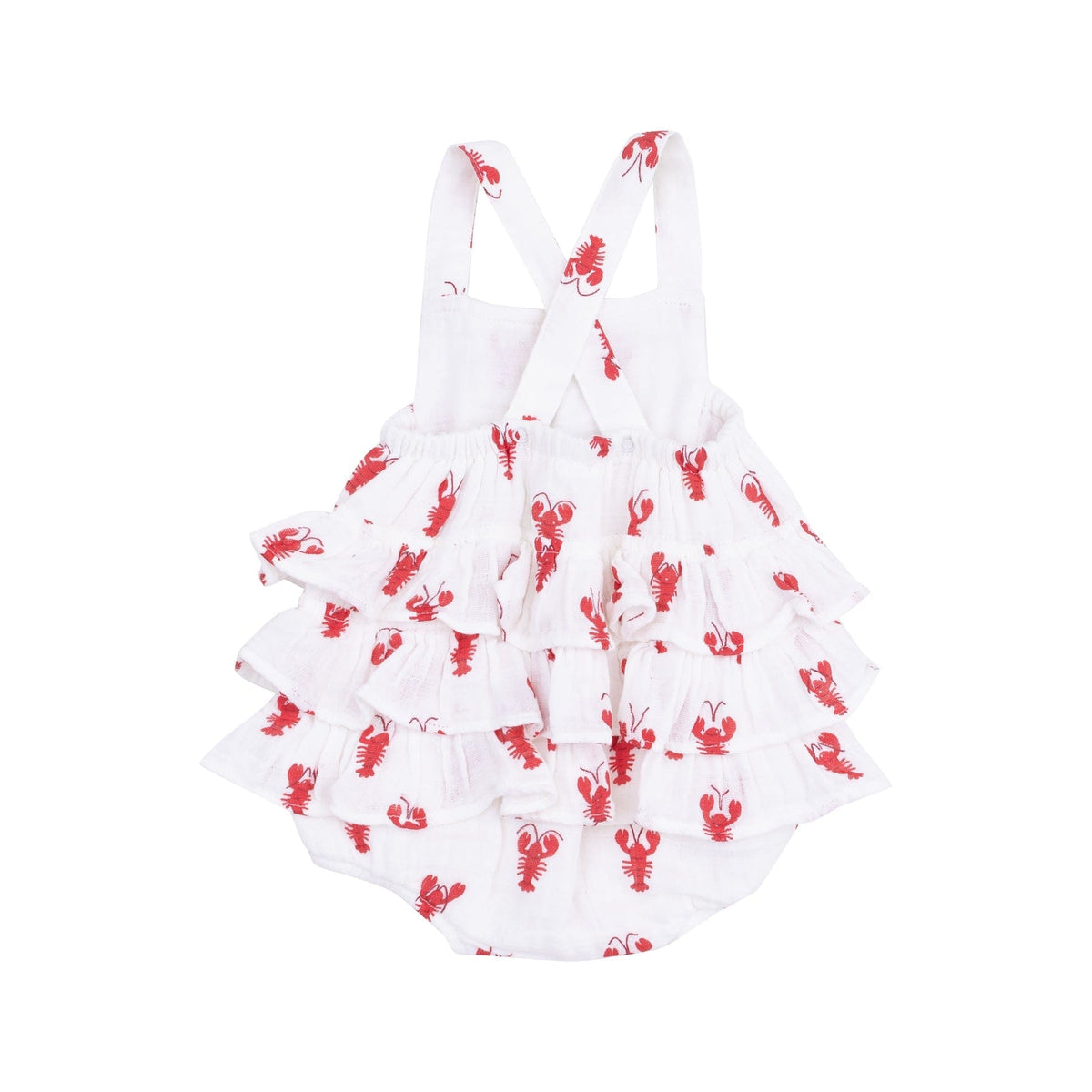 Angel Dear Angel Dear Lobster Muslin Ruffle Sunsuit - Little Miss Muffin Children & Home
