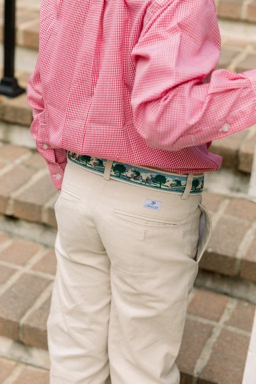 Bailey Boys Bailey Boys Roscoe Button Down Shirt- Red Microcheck - Little Miss Muffin Children & Home