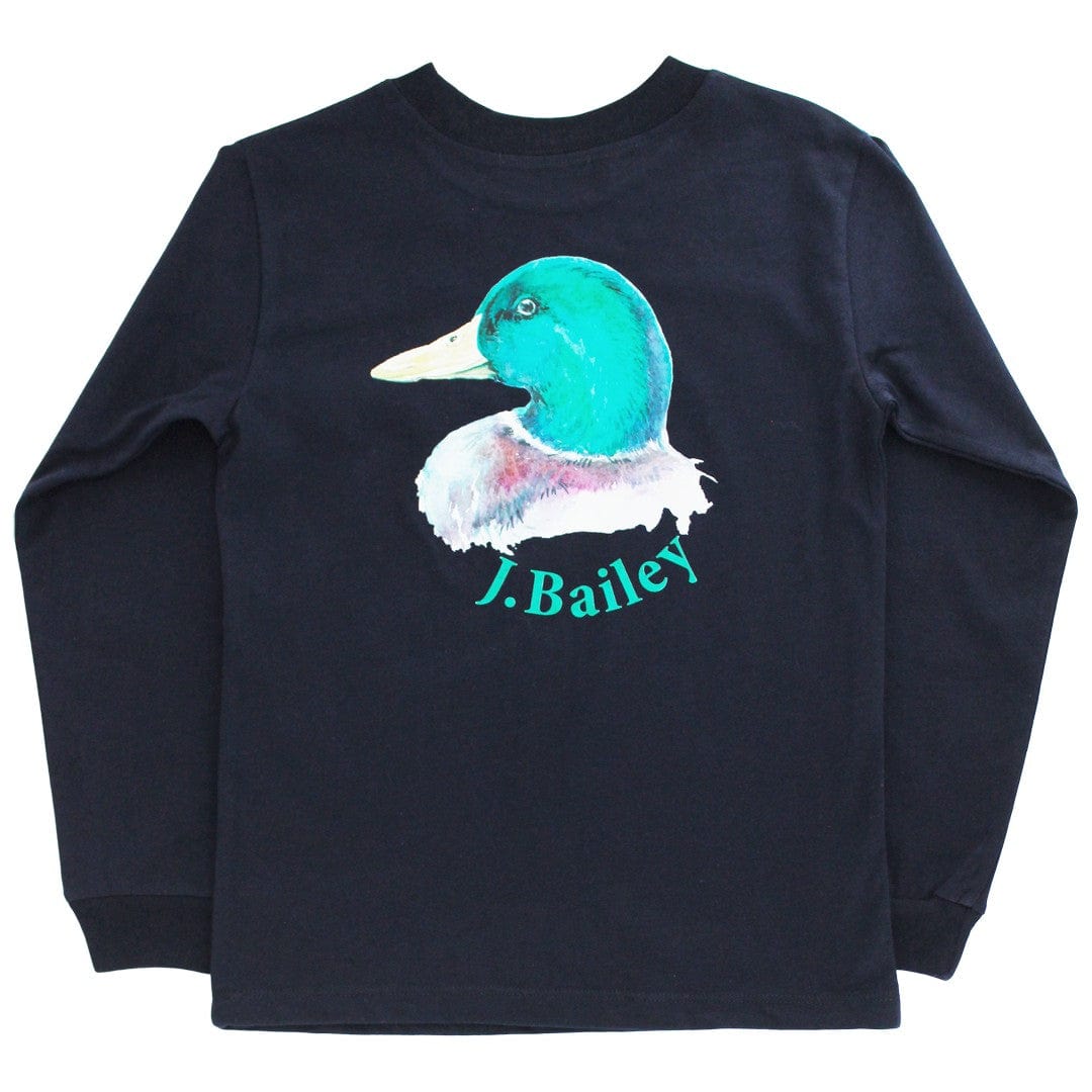 Bailey Boys Bailey Boys J. Bailey Long Sleeve Duck Logo Tee - Little Miss Muffin Children & Home