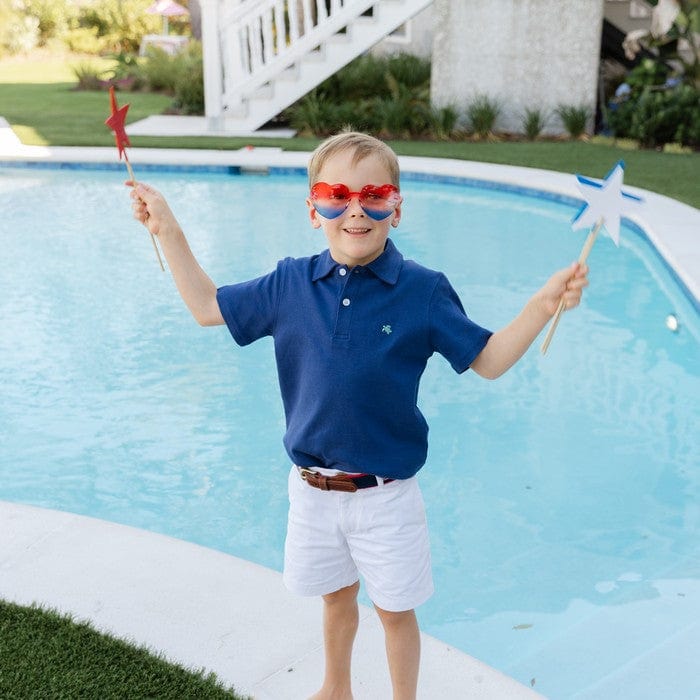 Bailey Boys Bailey Boys Henry Short Sleeve Polo in Royal - Little Miss Muffin Children & Home