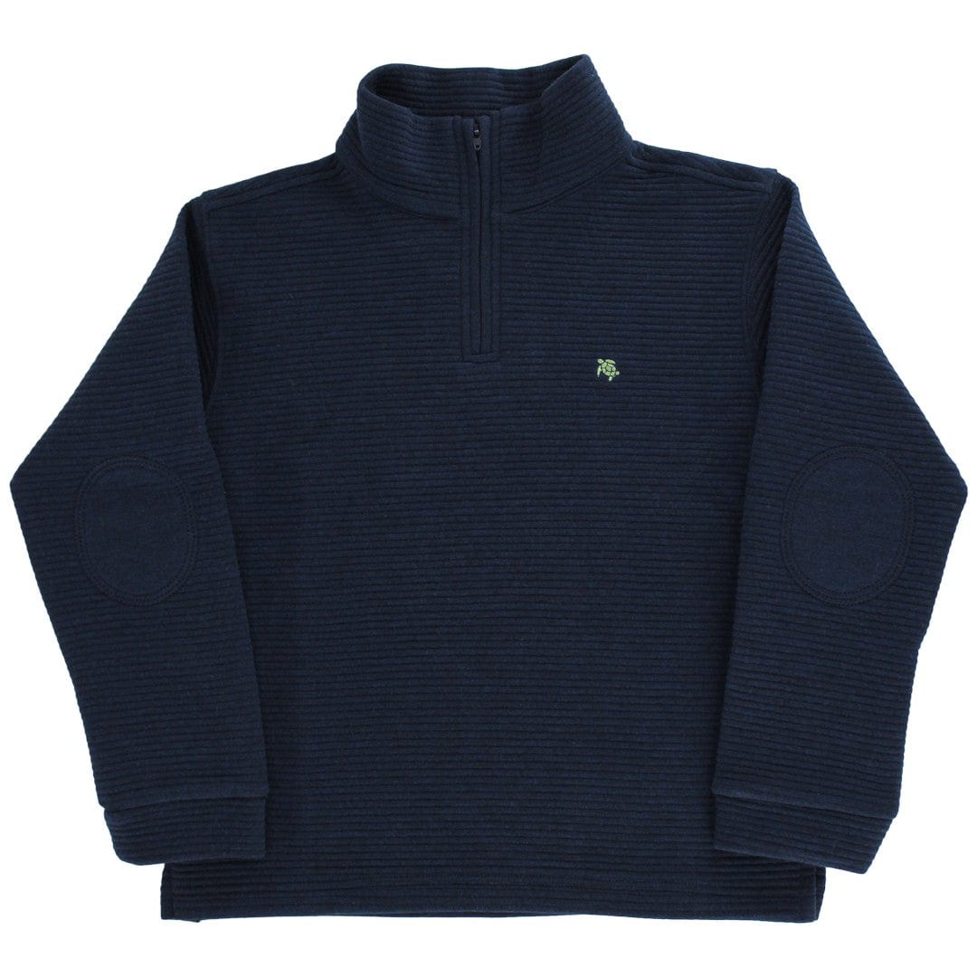 Bailey Boys Glenn Half Zip Pullover in Navy - Little Miss Muffin Children & Home