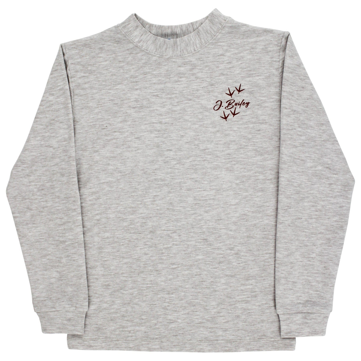 Bailey Boys Long Sleeve Logo Tee, Turkey on Oatmeal - Little Miss Muffin Children & Home