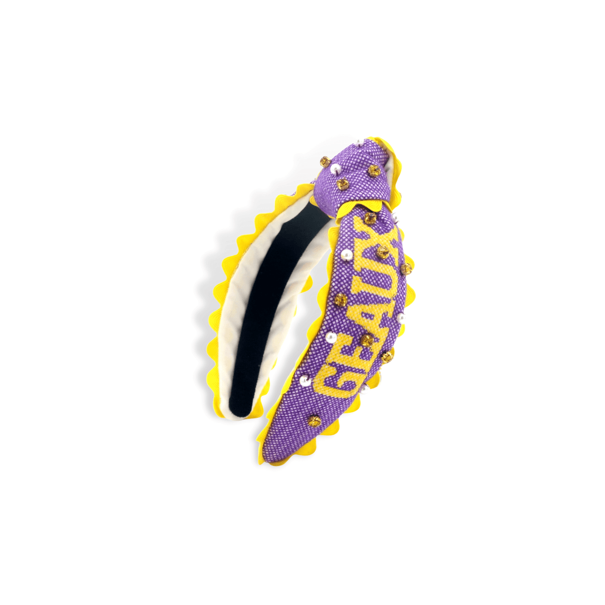 Brianna Cannon Wholesale Brianna Cannon LSU Child Size Geaux Tigers Cross Stitch Headband - Little Miss Muffin Children & Home