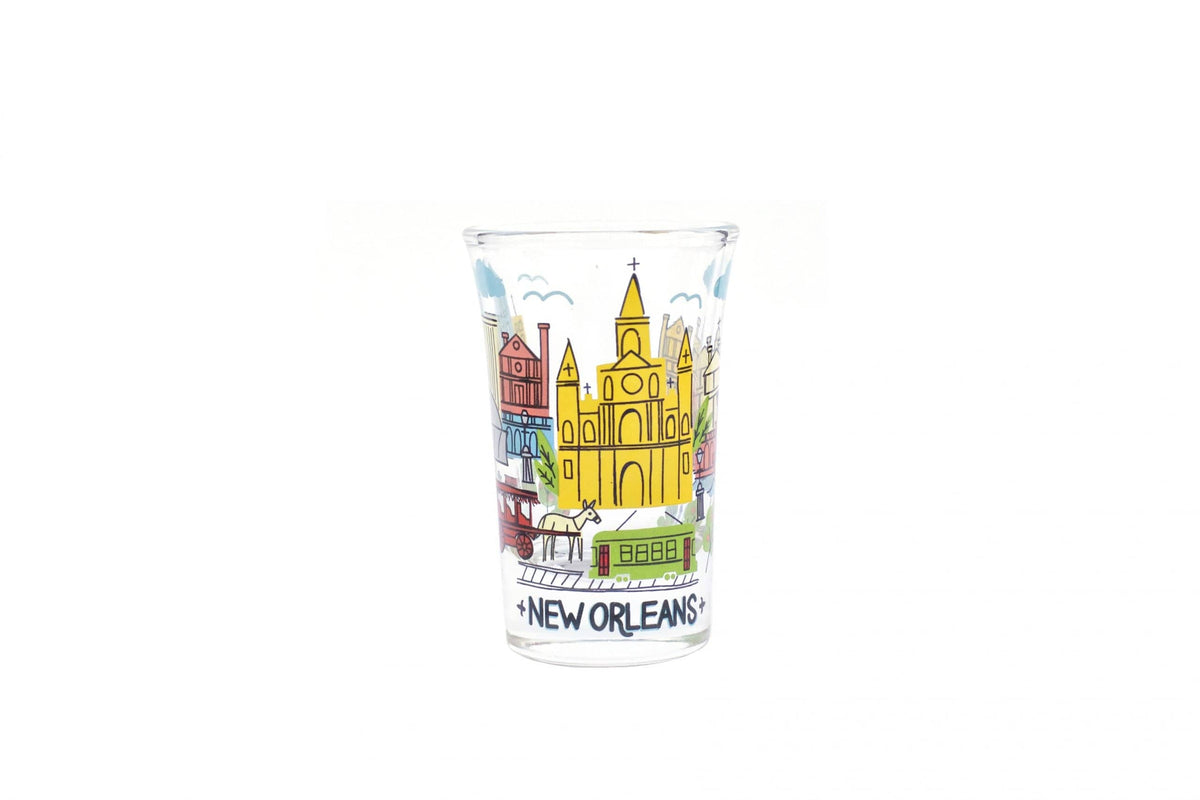 The Parish Line The Parish Line Colorful Quarter Shot Glass - Little Miss Muffin Children & Home