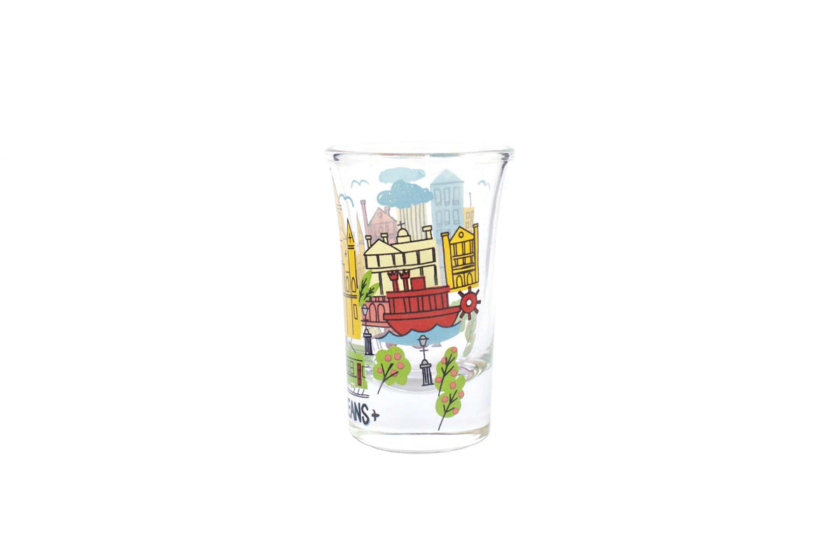 The Parish Line The Parish Line Colorful Quarter Shot Glass - Little Miss Muffin Children & Home