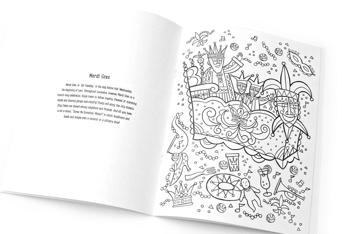 The Parish Line The Parish Line NOLA Coloring Book - Little Miss Muffin Children & Home