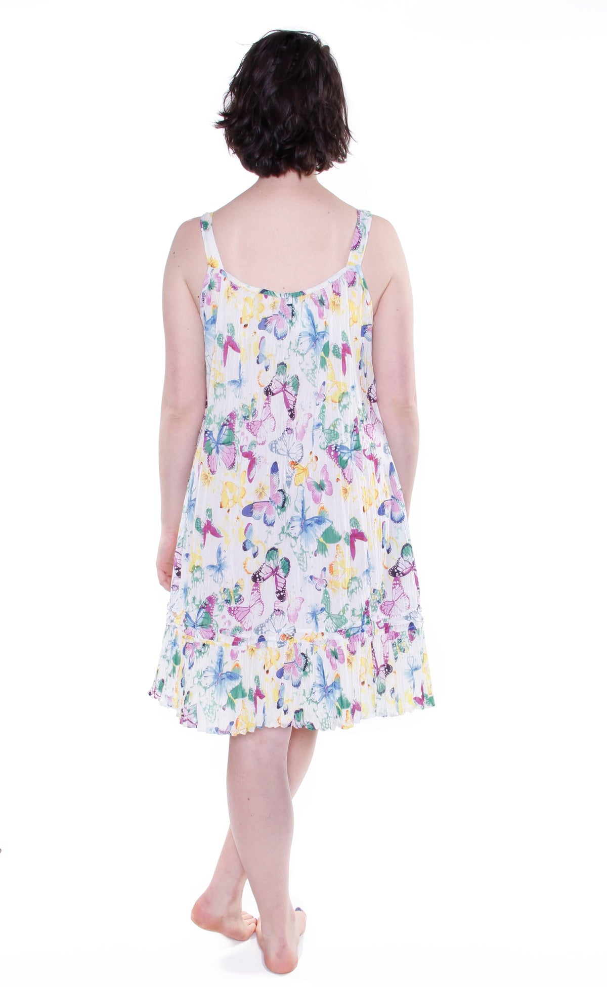 La Cera La Cera Butterfly Garden Print Chemise - Little Miss Muffin Children & Home