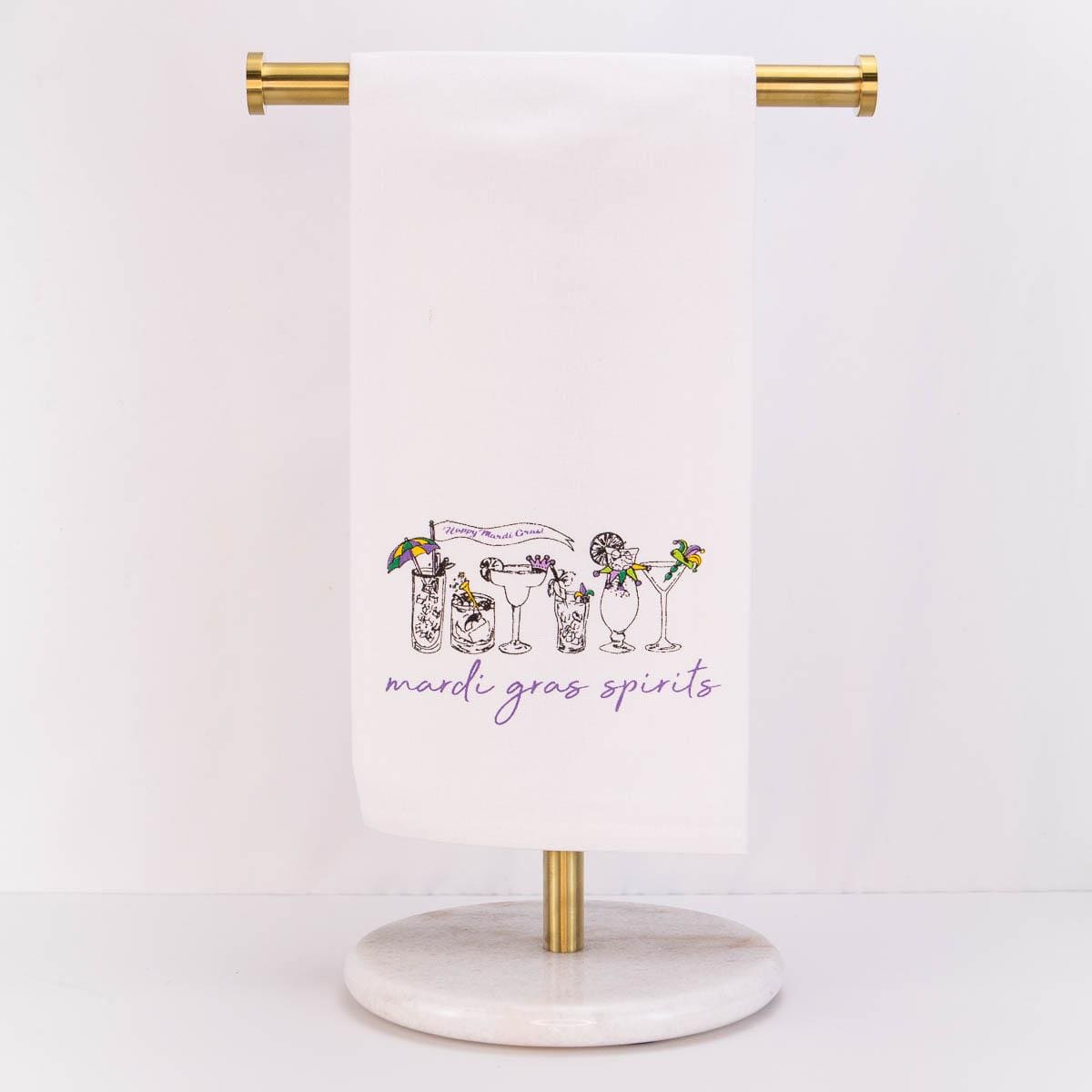 The Royal Standard Mardi Gras Spirits Hand Towel - Little Miss Muffin Children & Home
