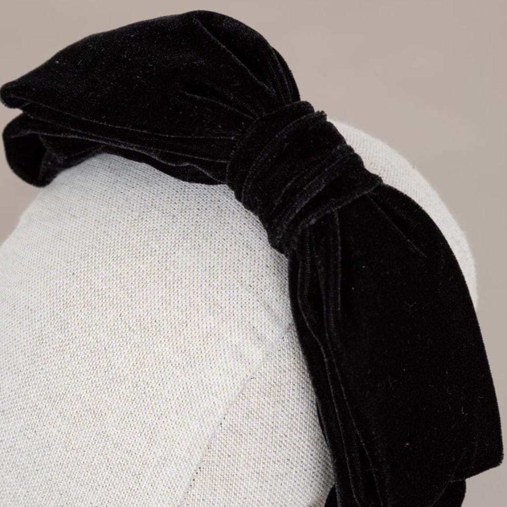 Abel & Lula Abel & Lula Velvet Bow Headband - Little Miss Muffin Children & Home