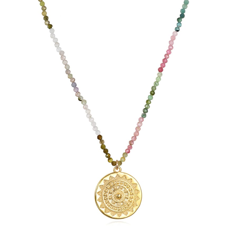 Amelia Rose Jewelry Tourmaline Medallion Necklace - Little Miss Muffin Children & Home