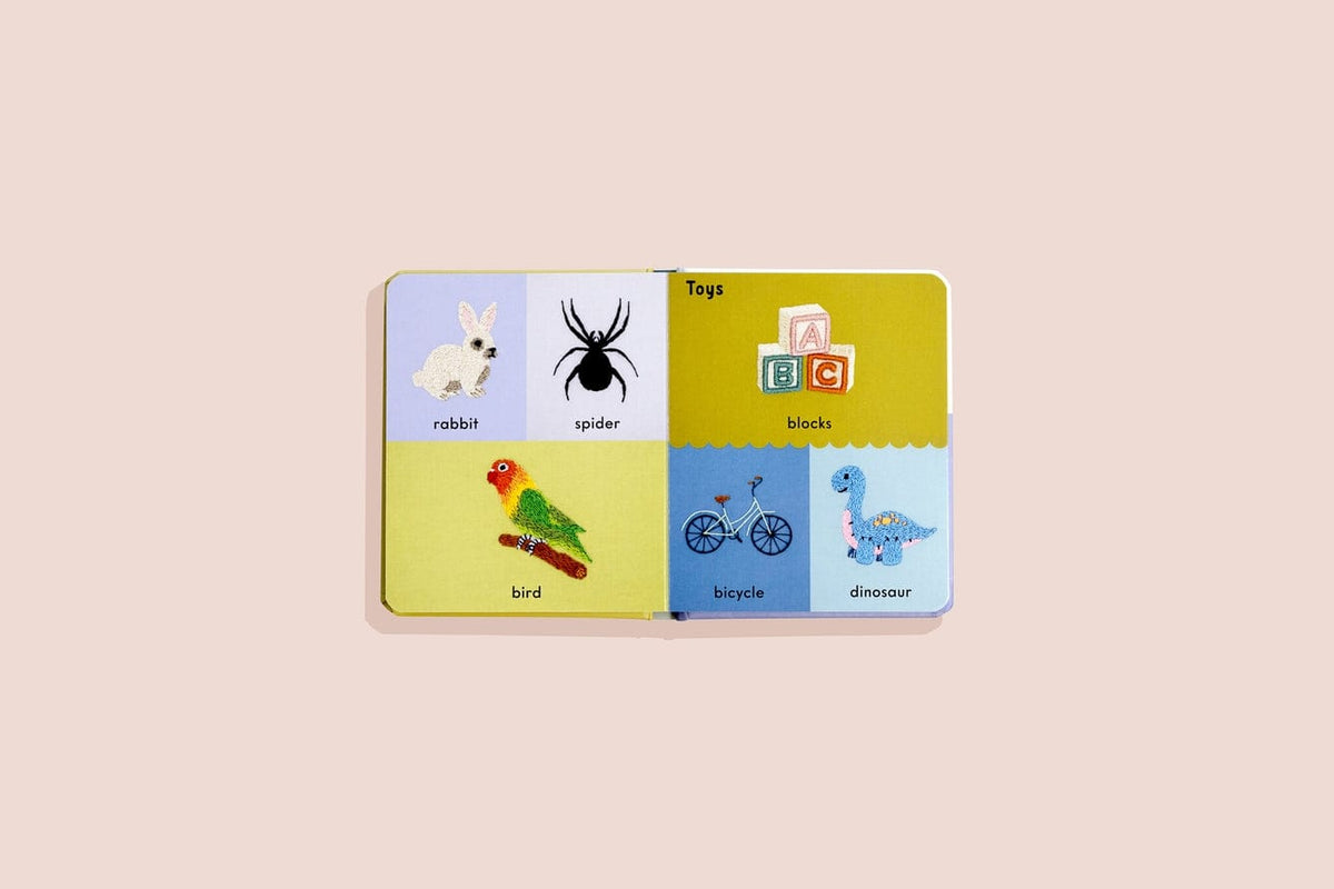 Paige Tate & Co First Words with Cute Embroidered Friends - Little Miss Muffin Children & Home