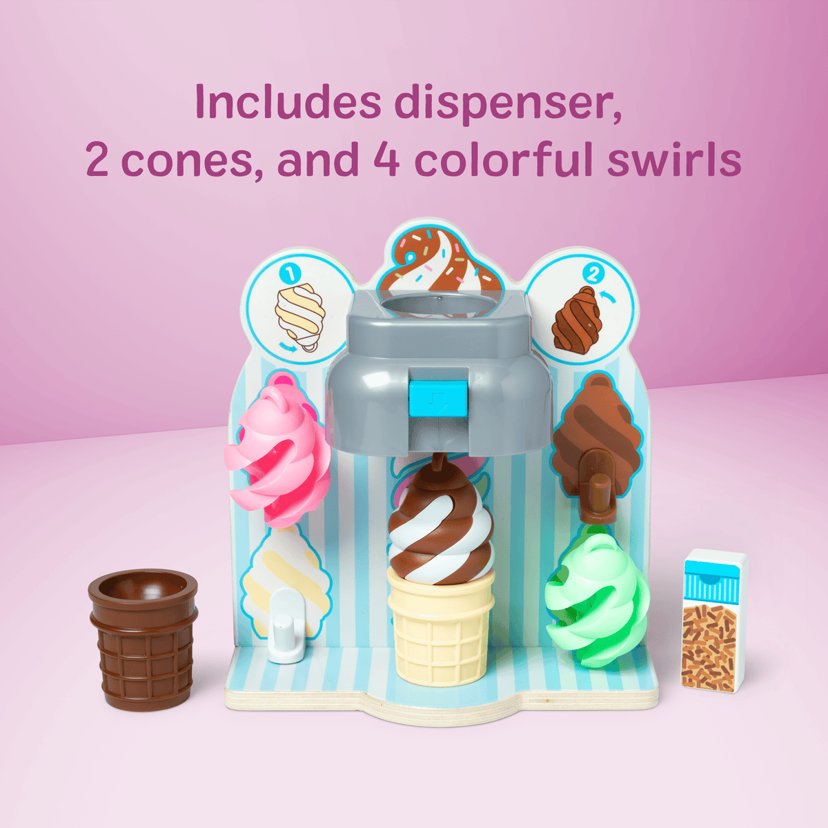 Melissa & Doug Swirl & Serve Ice Cream Play Set - Little Miss Muffin Children & Home