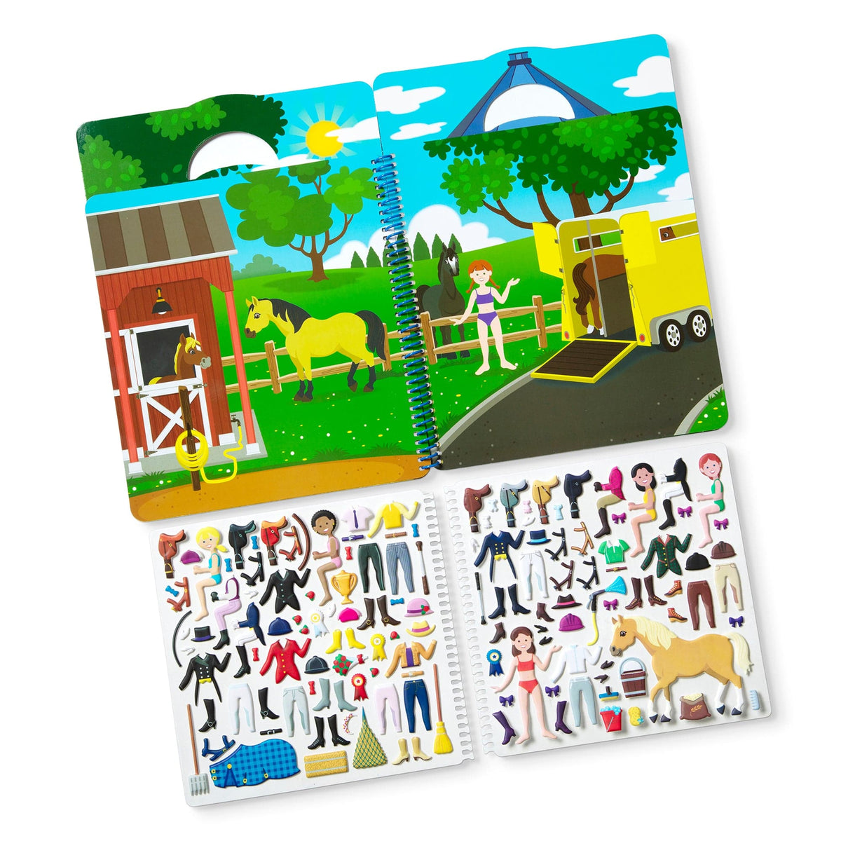 Melissa & Doug Puffy Sticker Activity Book - Riding Club - Little Miss Muffin Children & Home