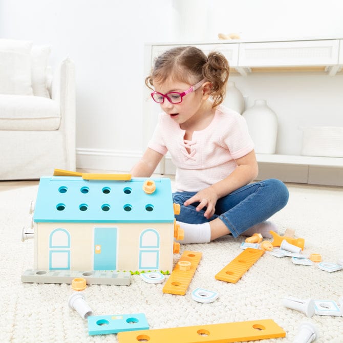 Melissa & Doug Build A House Toolbox - Little Miss Muffin Children & Home