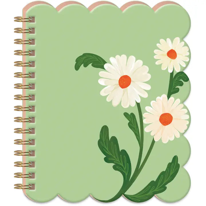 Daisies Spiral Journal