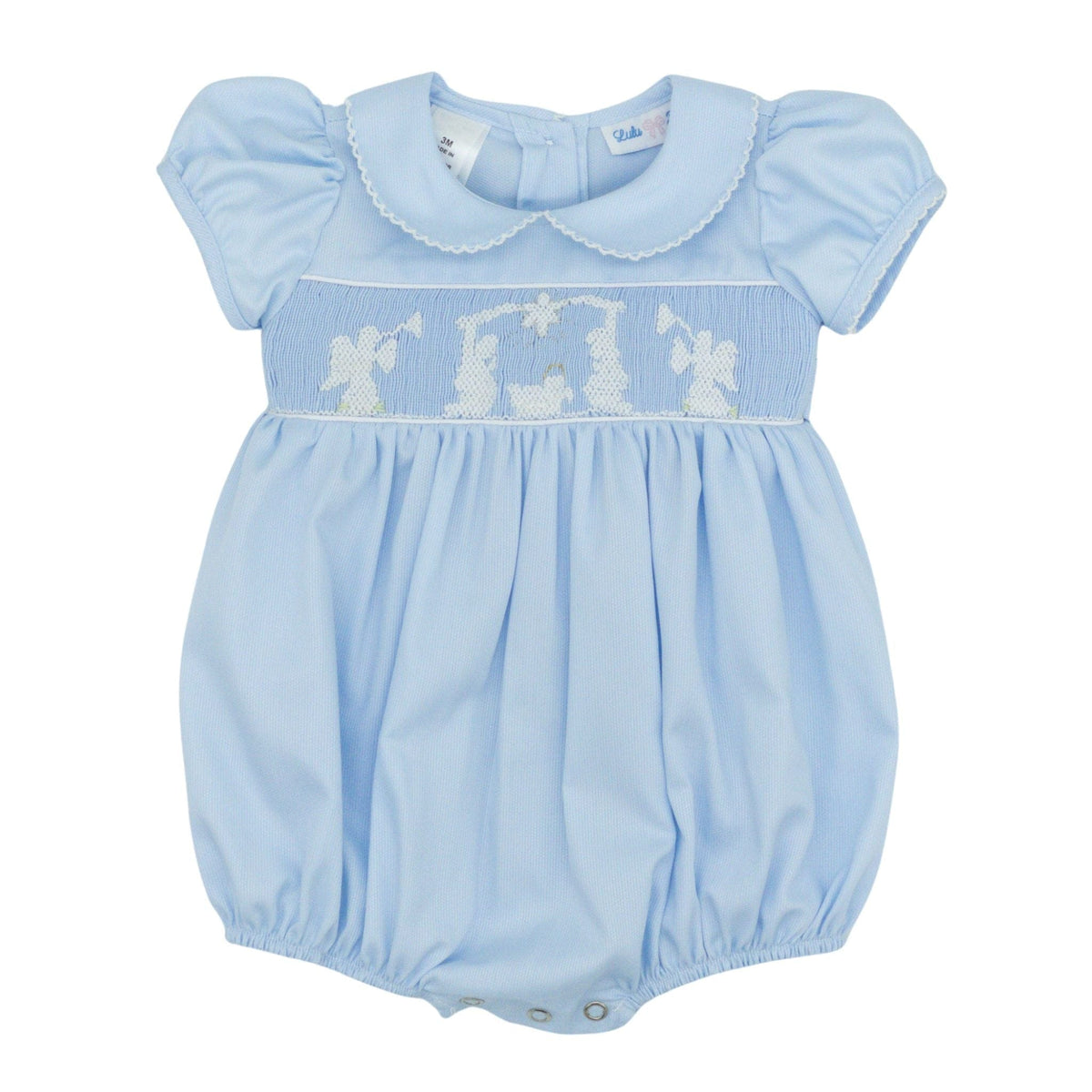 Lulu Bebe Lulu Bebe Nativity Smocked Rosie Bubble - Little Miss Muffin Children & Home