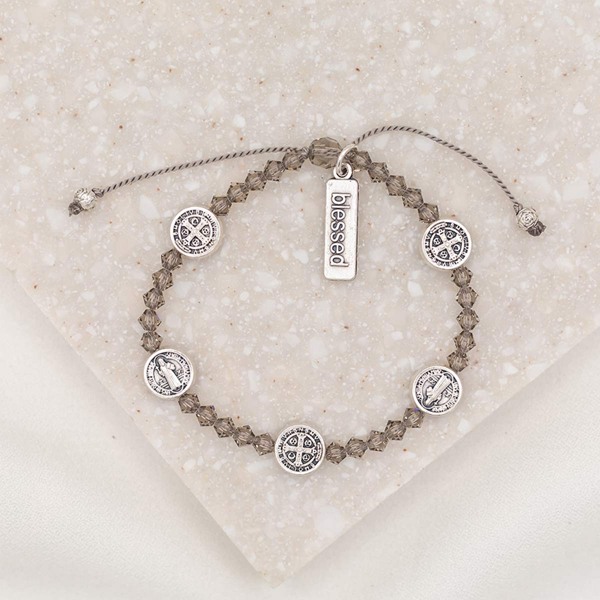 My Saint My Hero My Saint My Hero Stellar Blessings Bracelet Light of Dawn Silver - Little Miss Muffin Children & Home