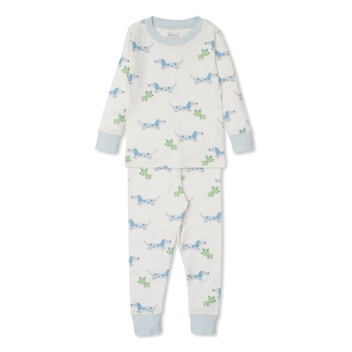 Kissy Kissy Kissy Kissy Pajama Set Snug Print Puppy Fun - Little Miss Muffin Children & Home