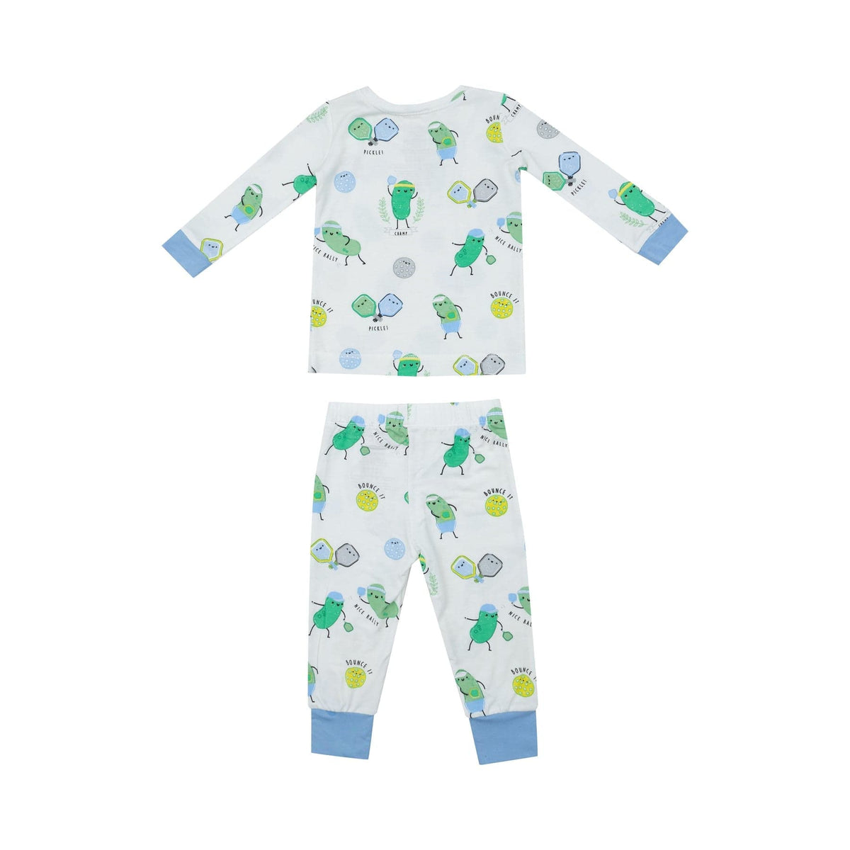 Angel Dear Angel Dear Pickleball Blue Long Sleeve Loungewear Set - Little Miss Muffin Children & Home