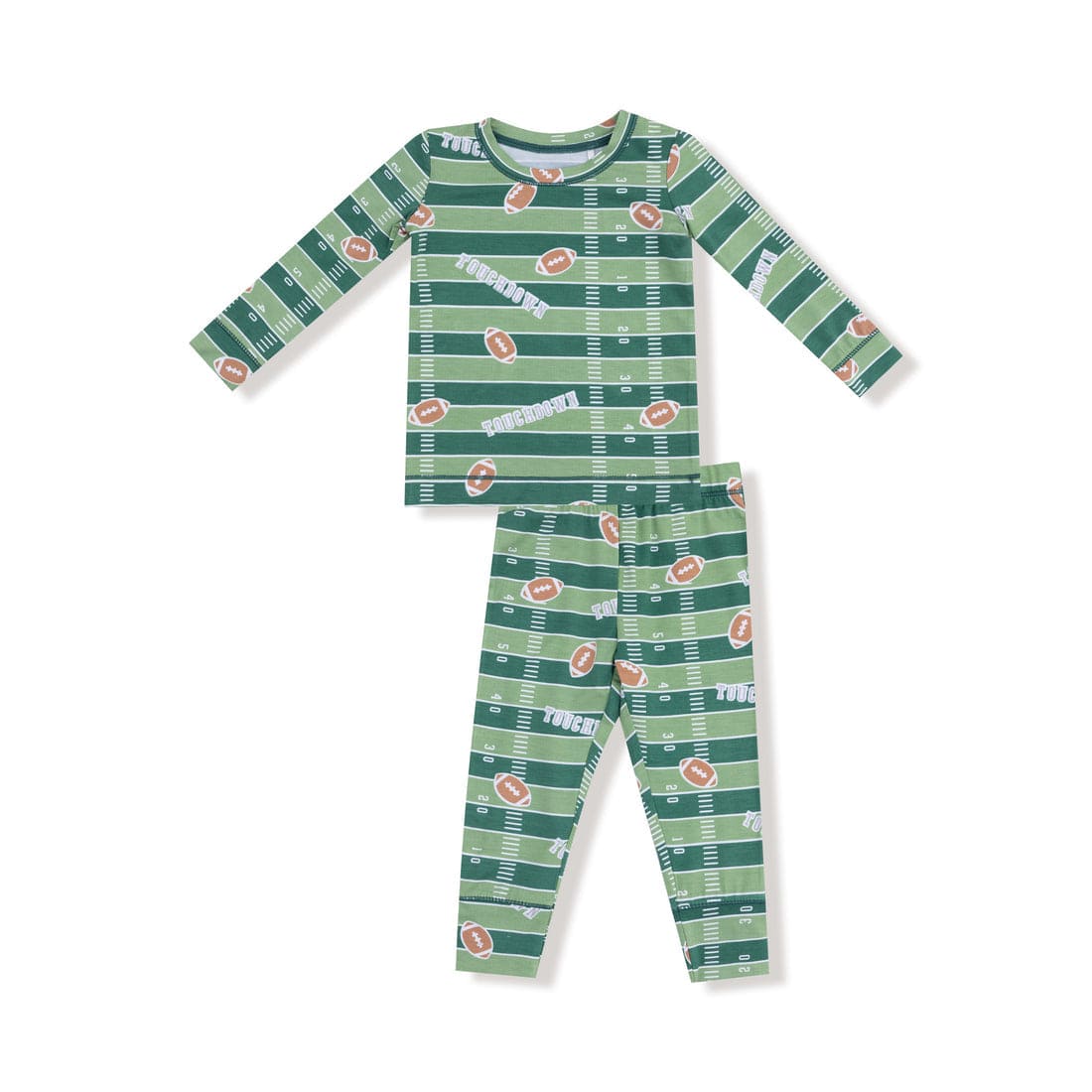 Angel Dear Football Field Glow in the Dark Long Sleeve Loungewear Set - Little Miss Muffin Children & Home