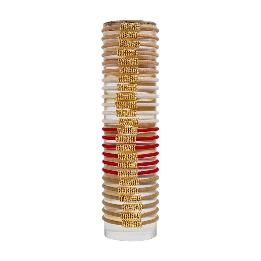 By Lilla By Lilla Shaker Elastic Bracelet/Hairtie in Dawn - Little Miss Muffin Children & Home