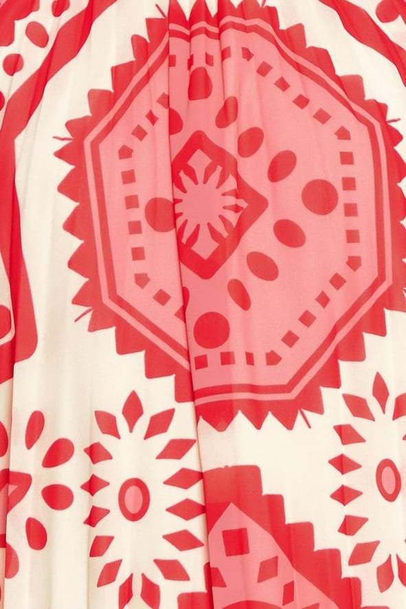 Flying Tomato Pink Sunset Medallion Printed Woven Mini Dress - Little Miss Muffin Children & Home