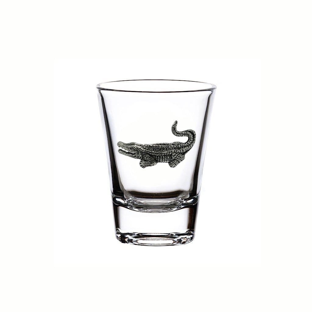 Menagerie Alligator 2 Ounce Classic Shot Glass - Little Miss Muffin Children & Home