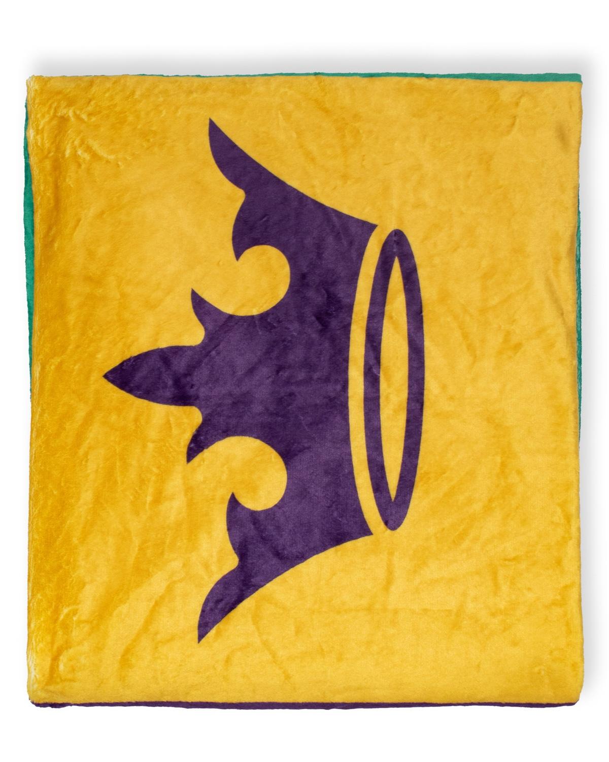 The Royal Standard Mardi Gras Flag Blanket - Little Miss Muffin Children & Home