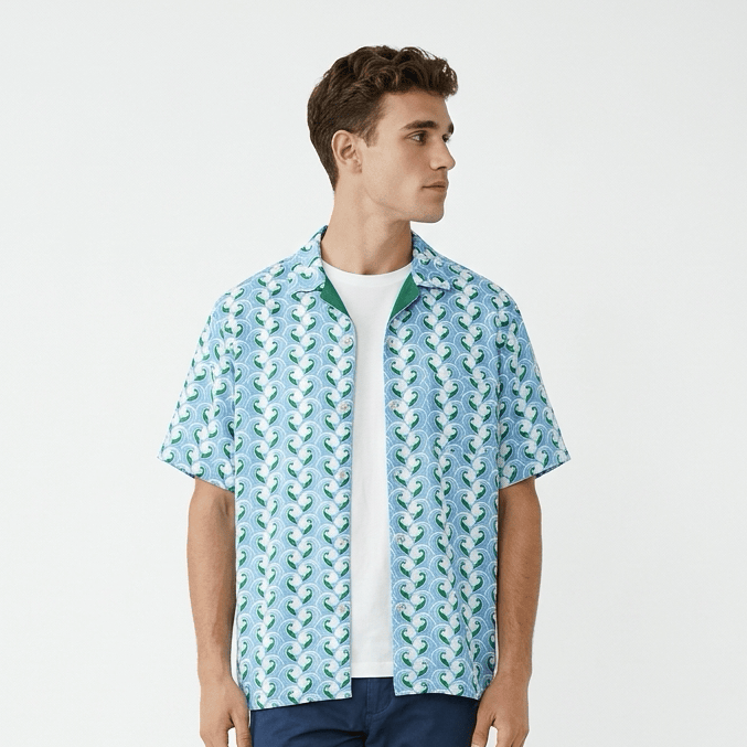 Nola Tawk Wave Men's Festival Shirt - Little Miss Muffin Children & Home