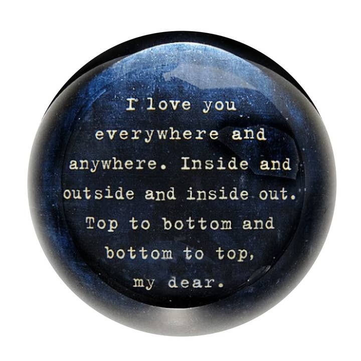 Sugarboo Sugarboo I Love You Everywhere Paperweight - Little Miss Muffin Children & Home