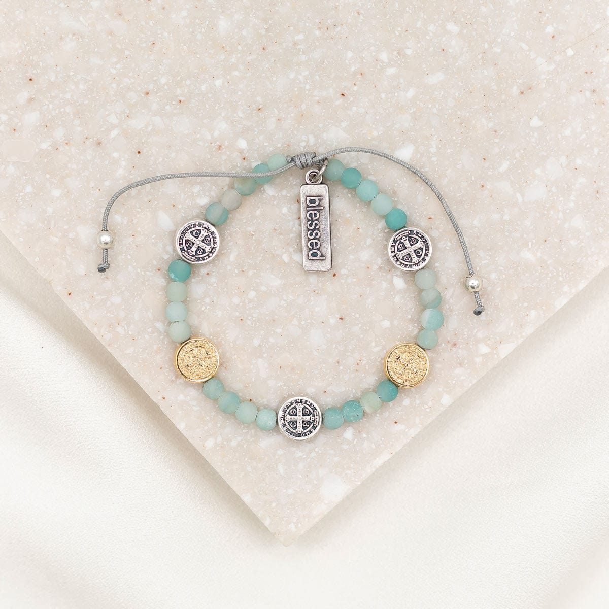 My Saint My Hero My Saint My Hero Divine Grace Bracelet - Mixed Medals - Little Miss Muffin Children & Home